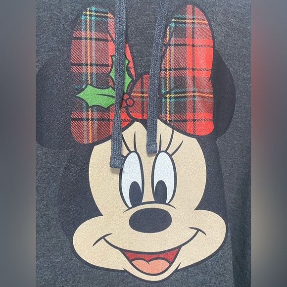 Disney Minnie Mouse Christmas Bow sweatshirt - Picture 2 of 3